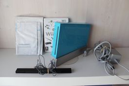 Nintendo Wii Konsole blau