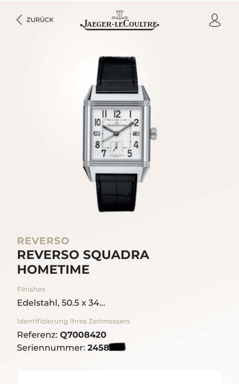 Jaeger-Lecoultre Orologi: Jaeger LeCoultre Reverso Squadra Hometime - mit 3 Bändern – Usato da Birsfelden venduto da Mynos 5