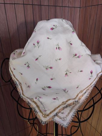 Burberrys Vintage Tuch Baumwolle 46x46