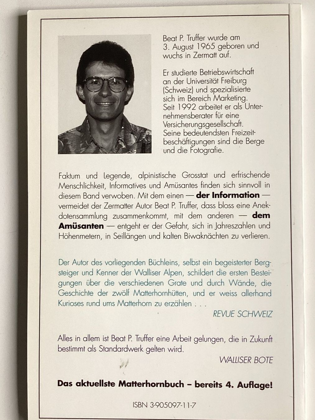 Libri: Geschichte des Matterhorns - – Usato da Hünenberg venduto da Ecila 1