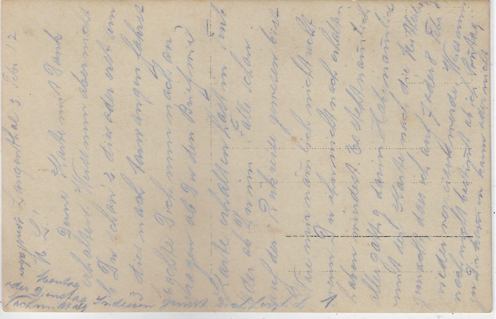 Cartoline postali: Die High Society von Langenthal 1912 – Usato da Ettingen venduto da Kartenplanet 1