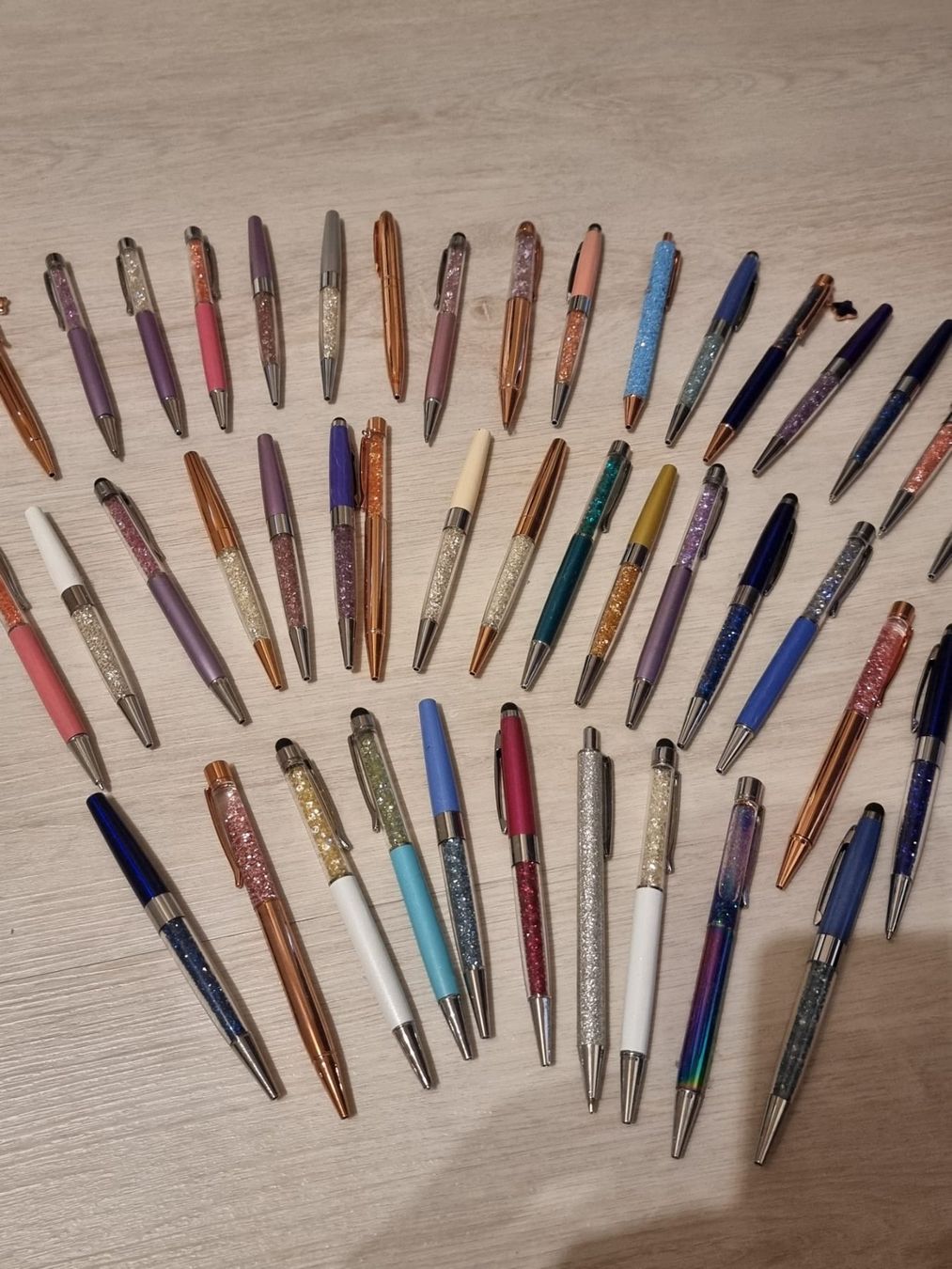 Penna & Evidenziatori: 45 Glitzerkugelschreiber / Restposten – Nuovo e nell'imballaggio originale da Schübelbach venduto da chinchilla84