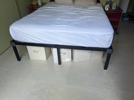 Lit sommier métal 160x200