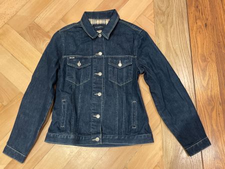BURBERRY Jeansjacke Damen (Gr. 10 / Gr. 36) Made In UK