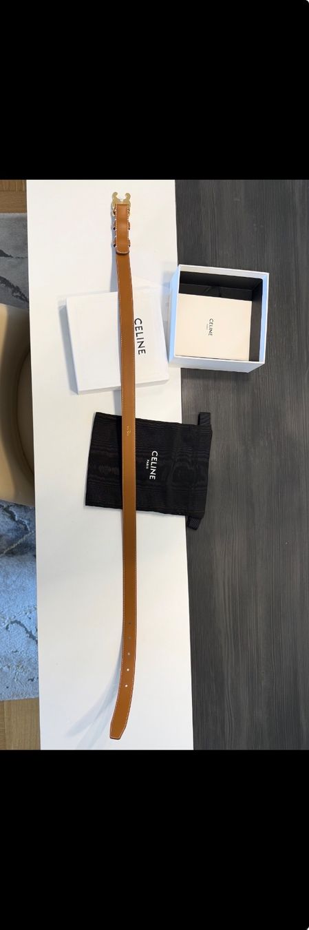 Cinture: Ceinture Céline triomphe – Nuovo e nell'imballaggio originale da Savigny venduto da mariemari75