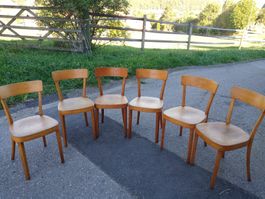 6x Stuhl Bistrostuhl Beizenstuhl  GBF Fribourg Horgen Glarus