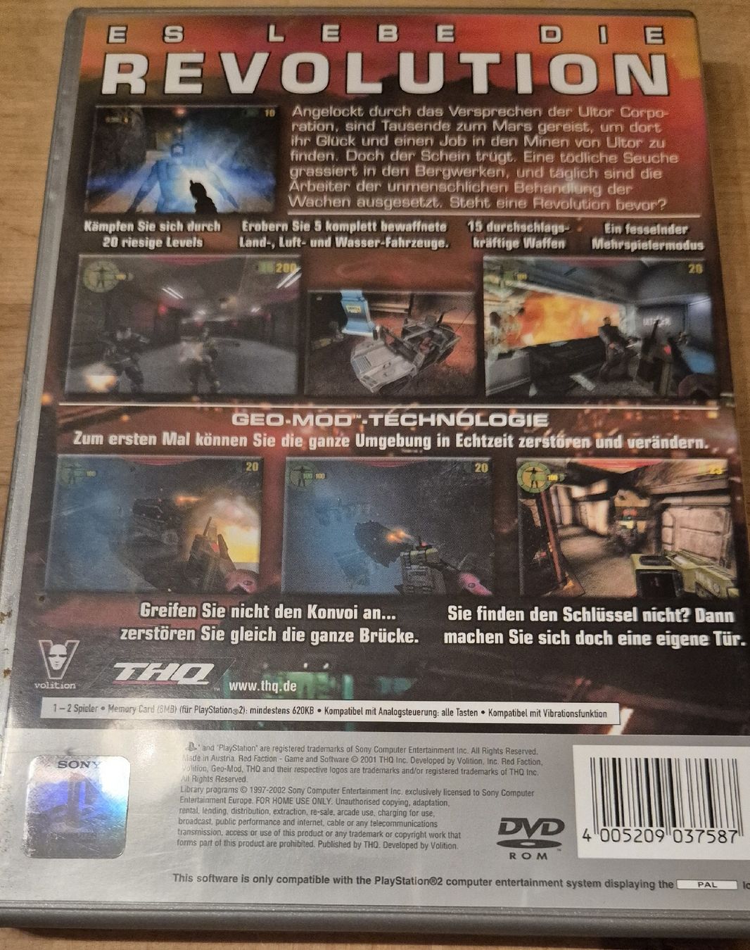 Sony Giochi: PS2 Platinum, Red Faction – Usato da Adliswil venduto da viwo2011 1