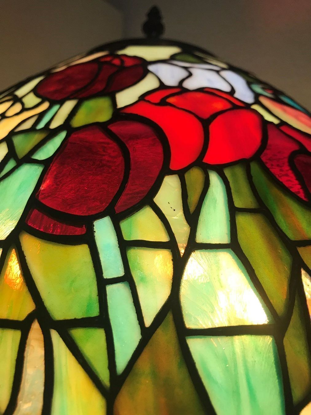 Lampade: Tiffany Glas Lampe – Nuovo e nell'imballaggio originale da Volketswil venduto da rerererarara 7