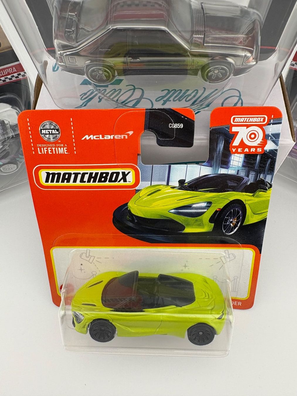 Matchbox Modellini d'auto: Matchbox McLaren 720 Spider – Nuovo e nell'imballaggio originale da Flawil venduto da HeisseReifen 1