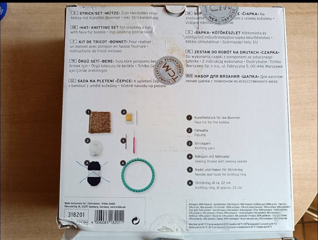 Kit bricolage: Kit Tricot Bonnet (écharpe )Tchibo – Usato da Cornaux NE venduto da Mimi983 1