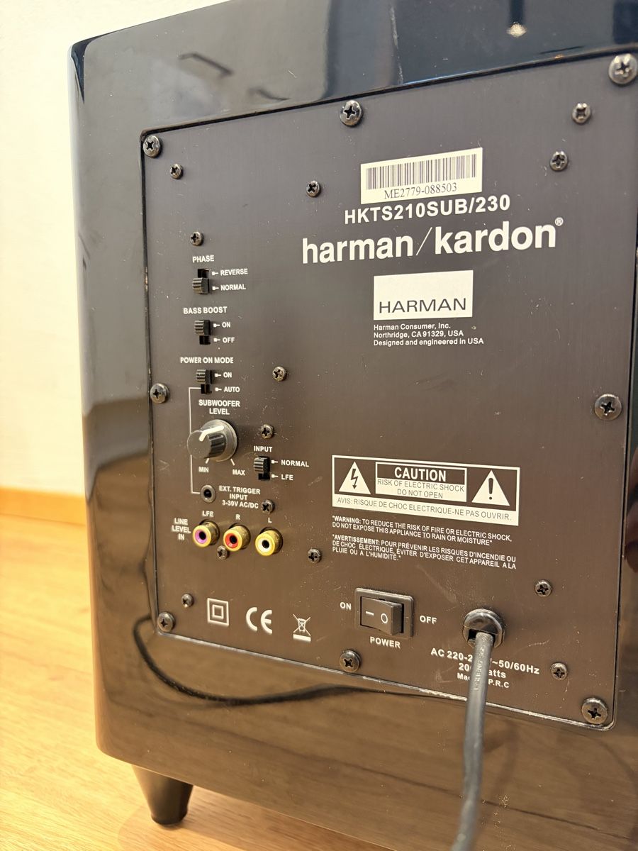 Harman-Kardon Home Cinema: Harman Kardon Soundsystem mit Subwoofer gebraucht – Usato da Sargans venduto da event-tickets 3
