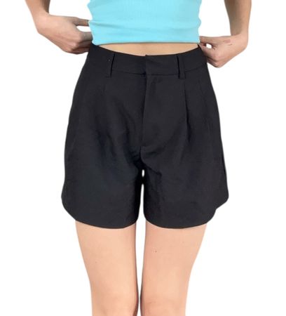 Schwarze Shorts von Stradivarius, Grösse 36 - Sommer