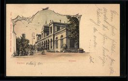 AK Baden, Blick zum Kursaal, 1901