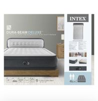 Intex Dura-Beam Delux Luftbett mit Kopfteil 152x236x46cm ne