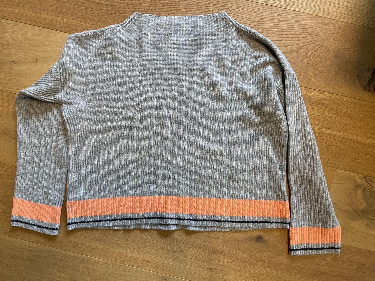Maglioni & Felpe: Cartoon Strickpullover, Gr. 38, Grau/Orange, Top Zustand! – Usato da Brig venduto da jch_rq8z 3