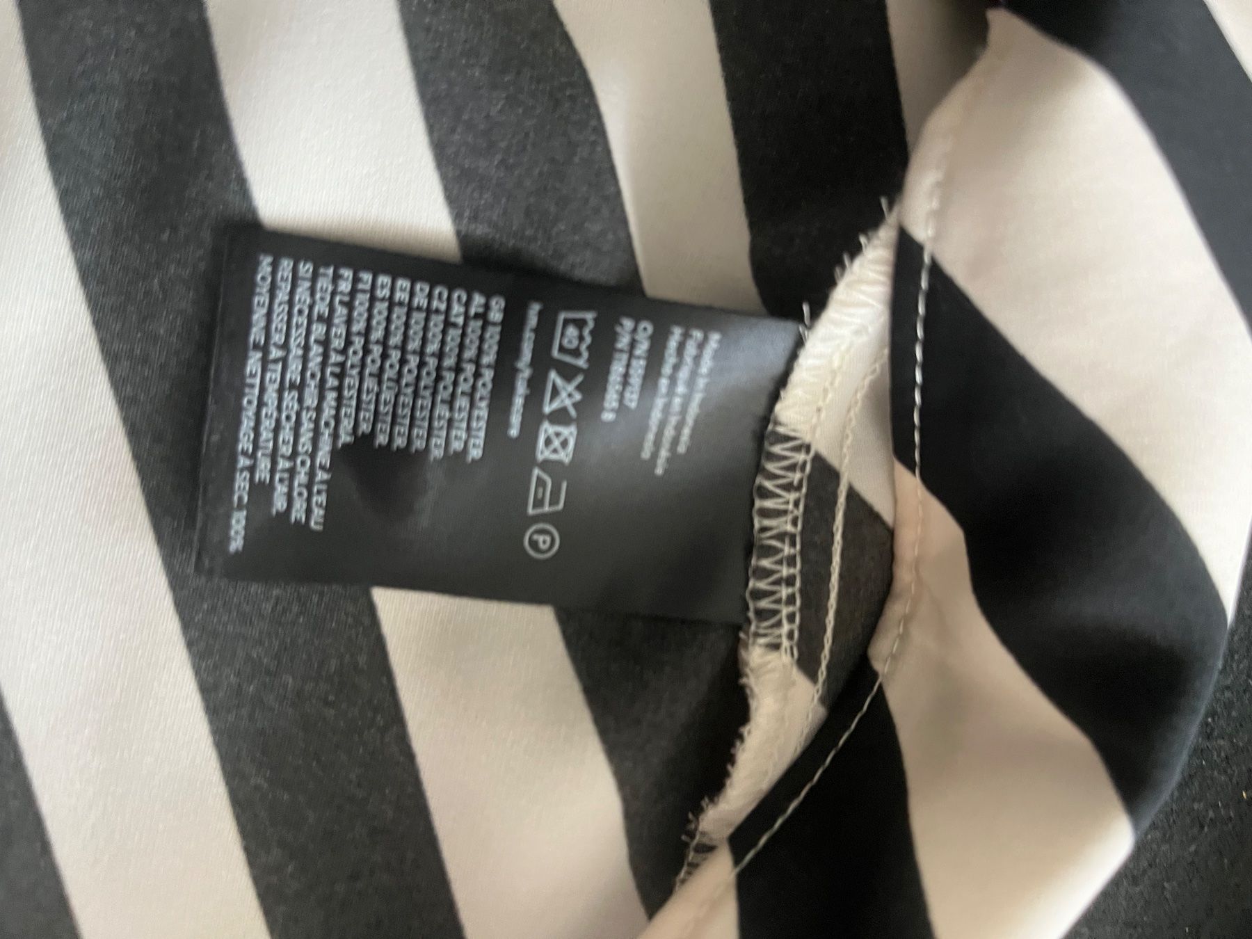 Camicette: Damen Kleid schwarz/weiss gestreift – Nuovo (secondo la descrizione) da Olten venduto da sae_82z2 3