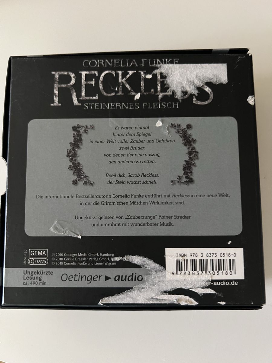 Livres audio: Hörbuch Reckless - Teil 1 – D'occasion à Rupperswil par sige82 2