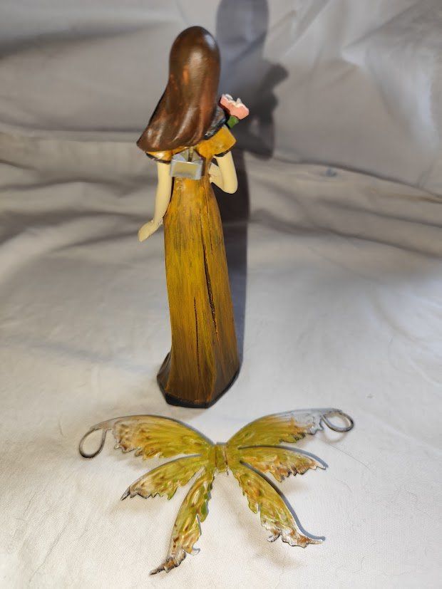 Figuren: Elfe aus Holz Blumenfee Holzelfe – Gebraucht aus Reinach BL von Spider63 4