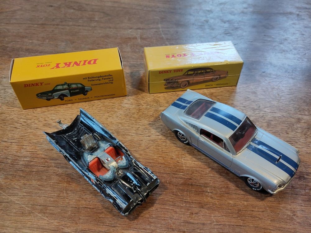 Lot 4 Pneus Noir 15/8 Mm Pour DINKY TOYS, CORGI – Pièces Détachées Vintage 1:43 (1967)