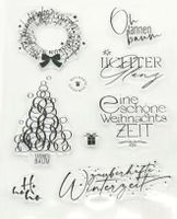 Silikonstempel Weihnachten Lichterglanz