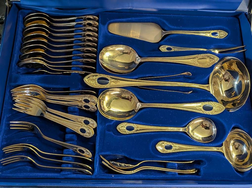 Set di posate: Solingen Besteck vergoldet 24 Karat – Usato da Schaffhausen venduto da max_c62l 2