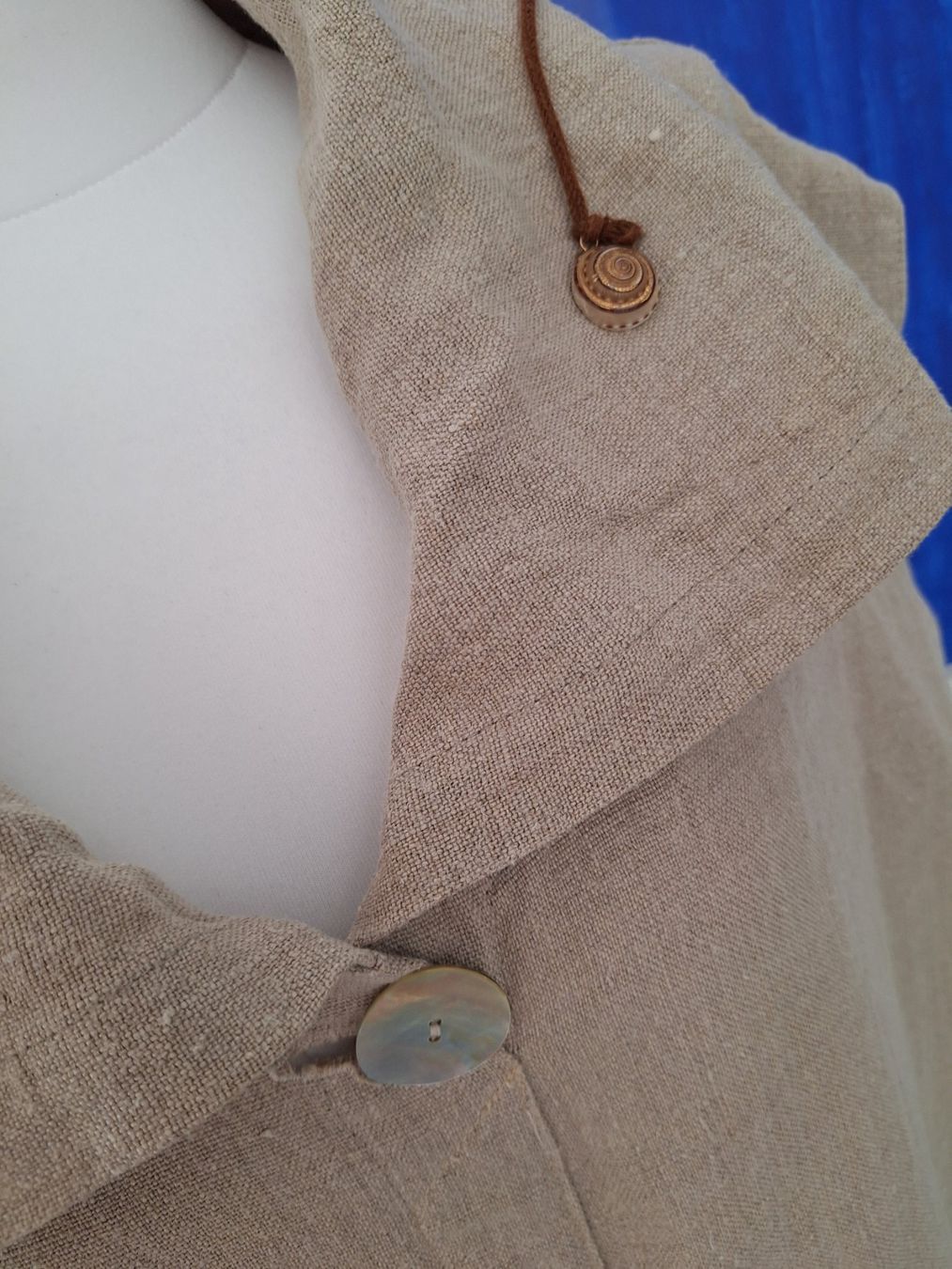 Robes: Leinenkleid (Hänger) – D'occasion à Mühlethal par prackendorf 4