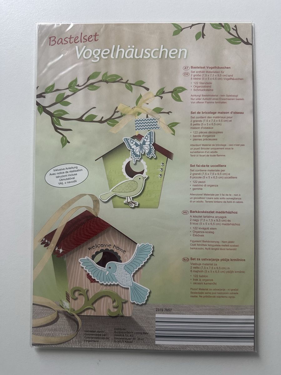 Bastelsets: Bastelset Vogelhäuschen – Neu und originalverpackt aus Uetendorf von Gar_9pvy
