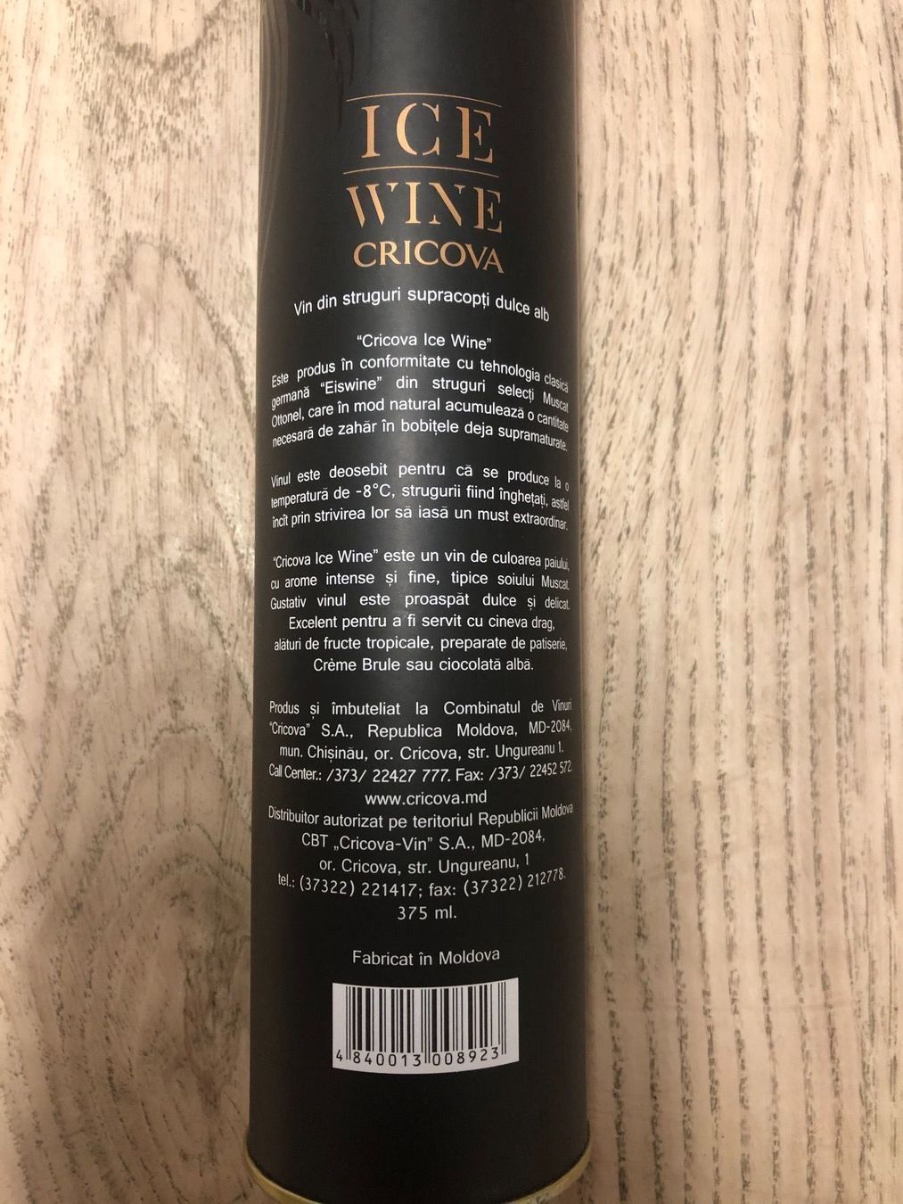 Vino: EISWEIN CRICOVA, Moldawien – Nuovo e nell'imballaggio originale da Wald ZH venduto da mlnt 3