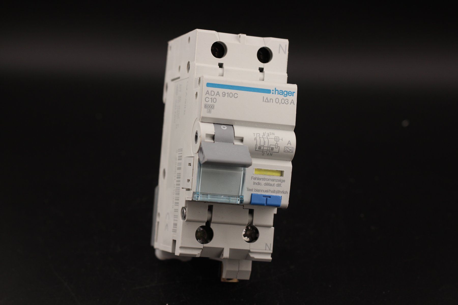 Hager Interruttori: Hager ADA 910C C10 ADA910C 10A 30mA FI – Usato da Winterthur venduto da Hint17