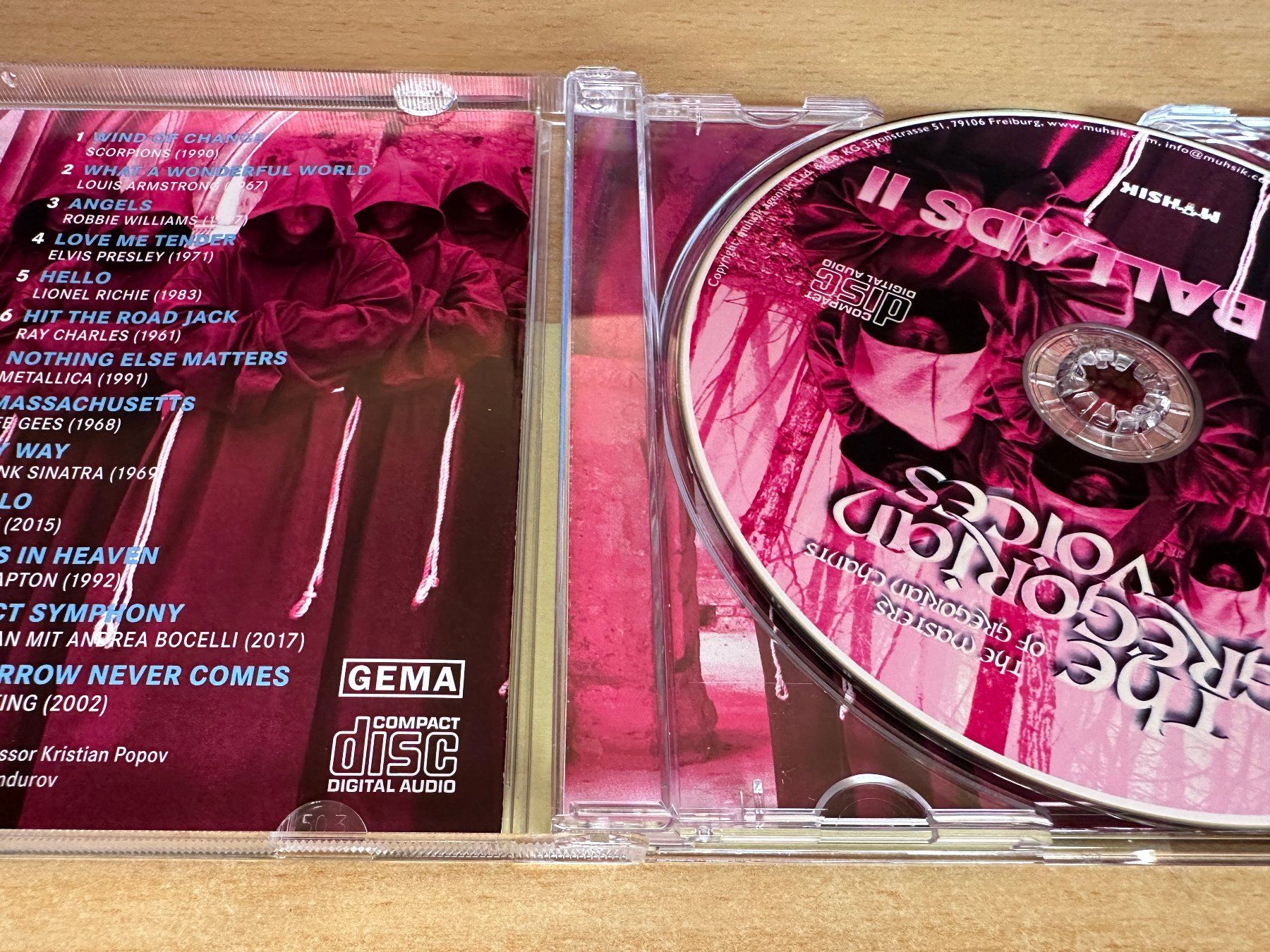 CD: The Gregorian Voices - Pop Ballads II – Usato da Rikon im Tösstal venduto da Alpenmutz 2
