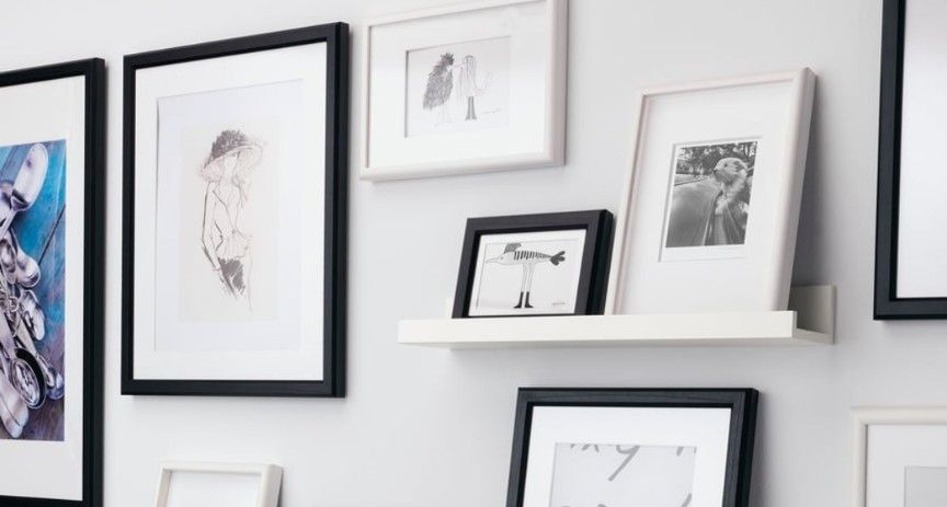 Ikea Étagères: IKEA MOSSLANDA Bilderleiste weiss 55cm  – Neuf (Voir description) à Lohn-Ammannsegg par GuessT 2