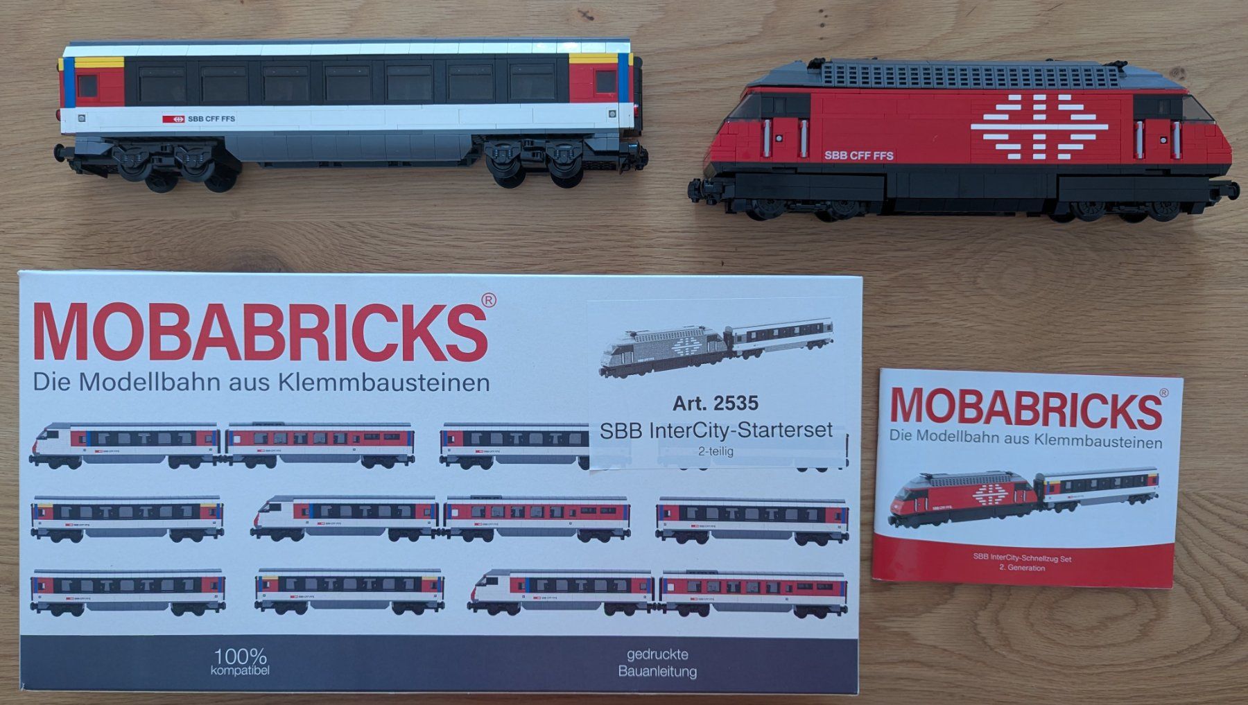 Kit di costruzioni: MOBABRICKS SBB/CFF InterCity Set – Nuovo (secondo la descrizione) da Saillon venduto da jeaujeautek