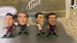 Soccer mini Figuren alt , Manuel Neuer Autogramm Original