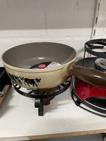 Fondue Caquelon und Rechaud