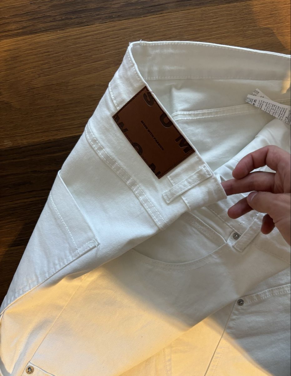 Jeans: Weisse H&M-Jeans, Grösse M – Usato da Männedorf venduto da Spargeluno 2