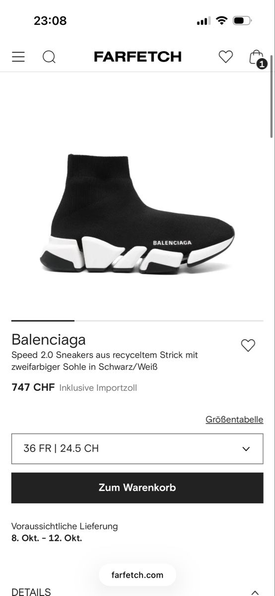 Chaussures hommes: Balenciaga  – D'occasion à Reinach AG par MineD