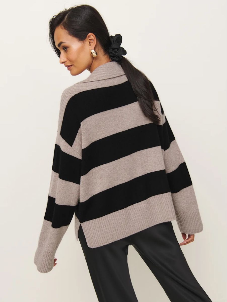 Reformation Maglioni & Felpe: Kaschmir Pullover | Reformation | schwarz-beige – Usato da Wettingen venduto da Lamadeux 4