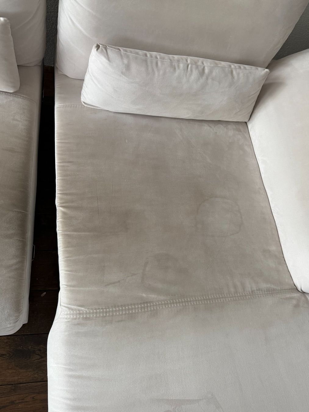 Sofas: Ecksofa hellbeige mit Recamiere gebrauchter Zustand – Gebraucht aus Inwil von Palme 4
