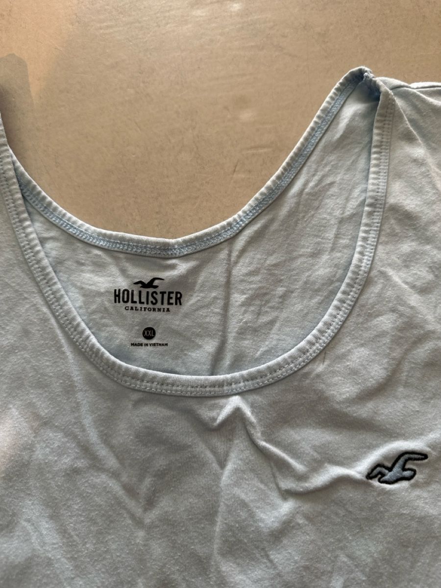 Hollister T-shirt: Tanktop Hollister Hellblau XXL – Usato da Grabs venduto da ema1991 1