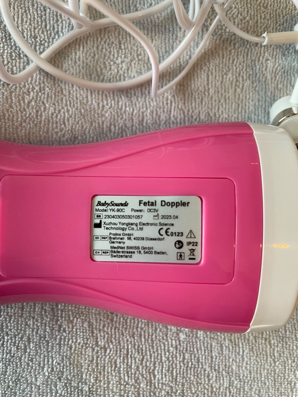 Attrezzature mediche: Babysounds Fetal Doppler mit Kopfhörern – Usato da Seon venduto da DeniseSager 2