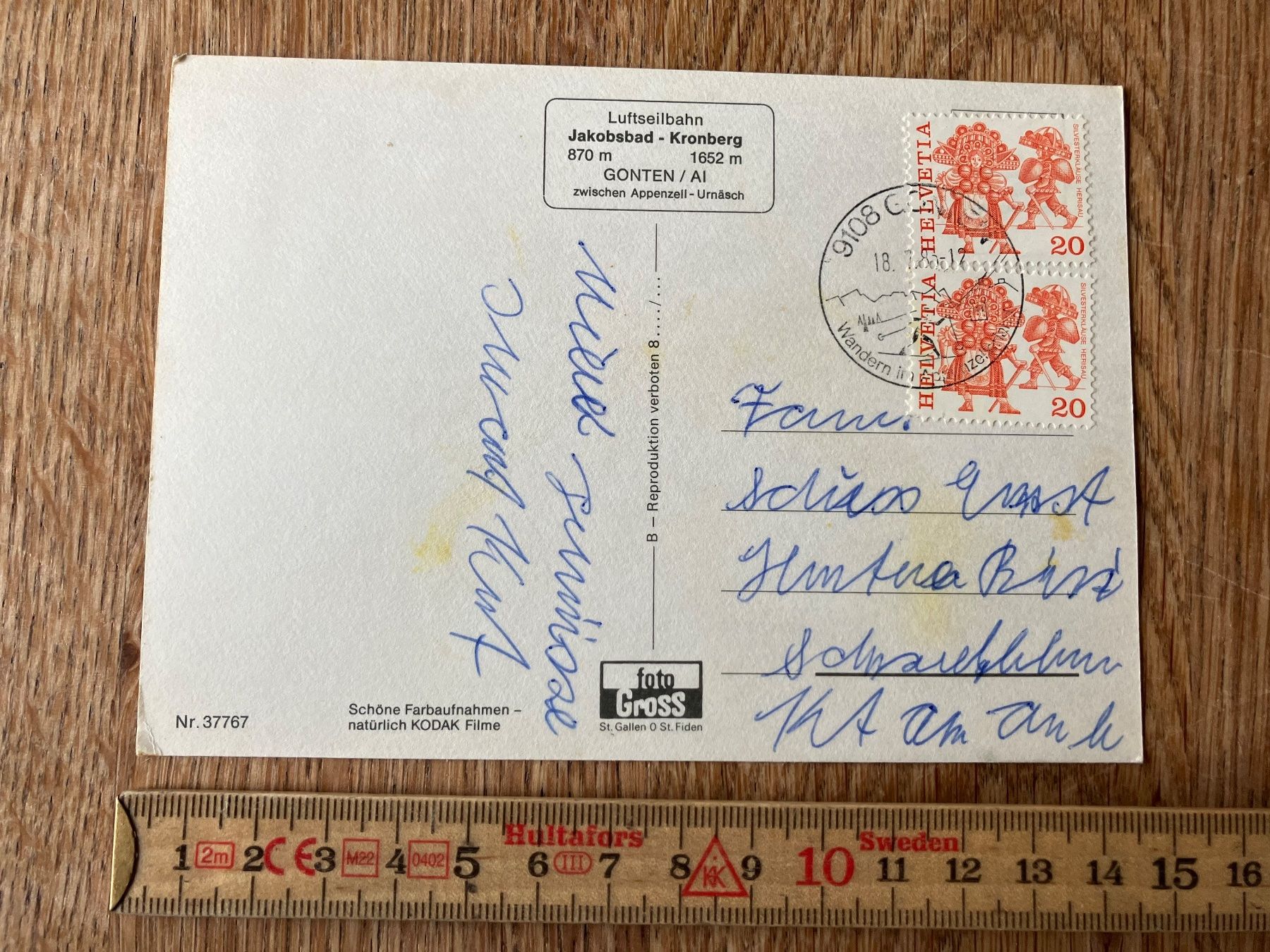 Cartoline postali: Ansichtskarte Appenzeller – Usato da Waldstatt venduto da breitaxt 1