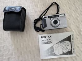 Kamera PENTAX Espio 120Mi silber mit Hülle und Anleitung