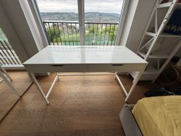 Schreibtisch IKEA weiss 2 Schubladen