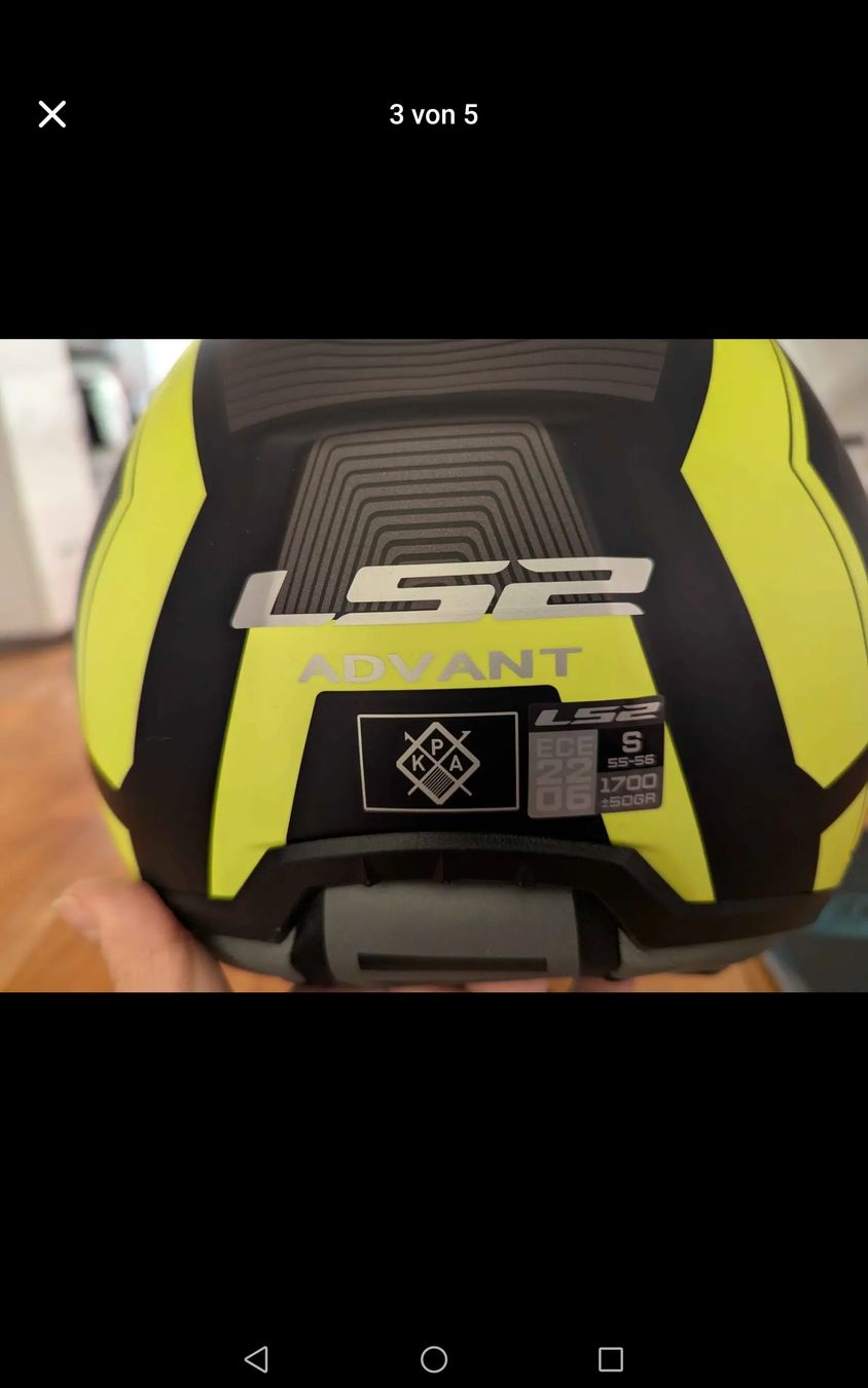 Caschi & visiere: Klapphelm LS2 FF906 Advant, Grösse S, 56cm, neuwertig – Nuovo (secondo la descrizione) da Duggingen venduto da shoobidoo 3