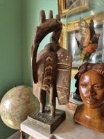 Sculpture bois ancienne Afrique art primitif tribal