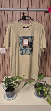 The North Face T-Shirt Herren L/G mit Etikett hellgrün