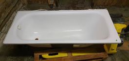 Einbau- Badewanne, 160 cm, weiss