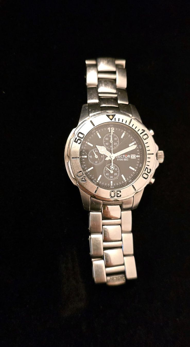 Sector Uhren: SECTOR 1/100 SEC CHRONOGRAPH HERREN UHR – Gebraucht aus Neftenbach von Taschen-Uhren 6