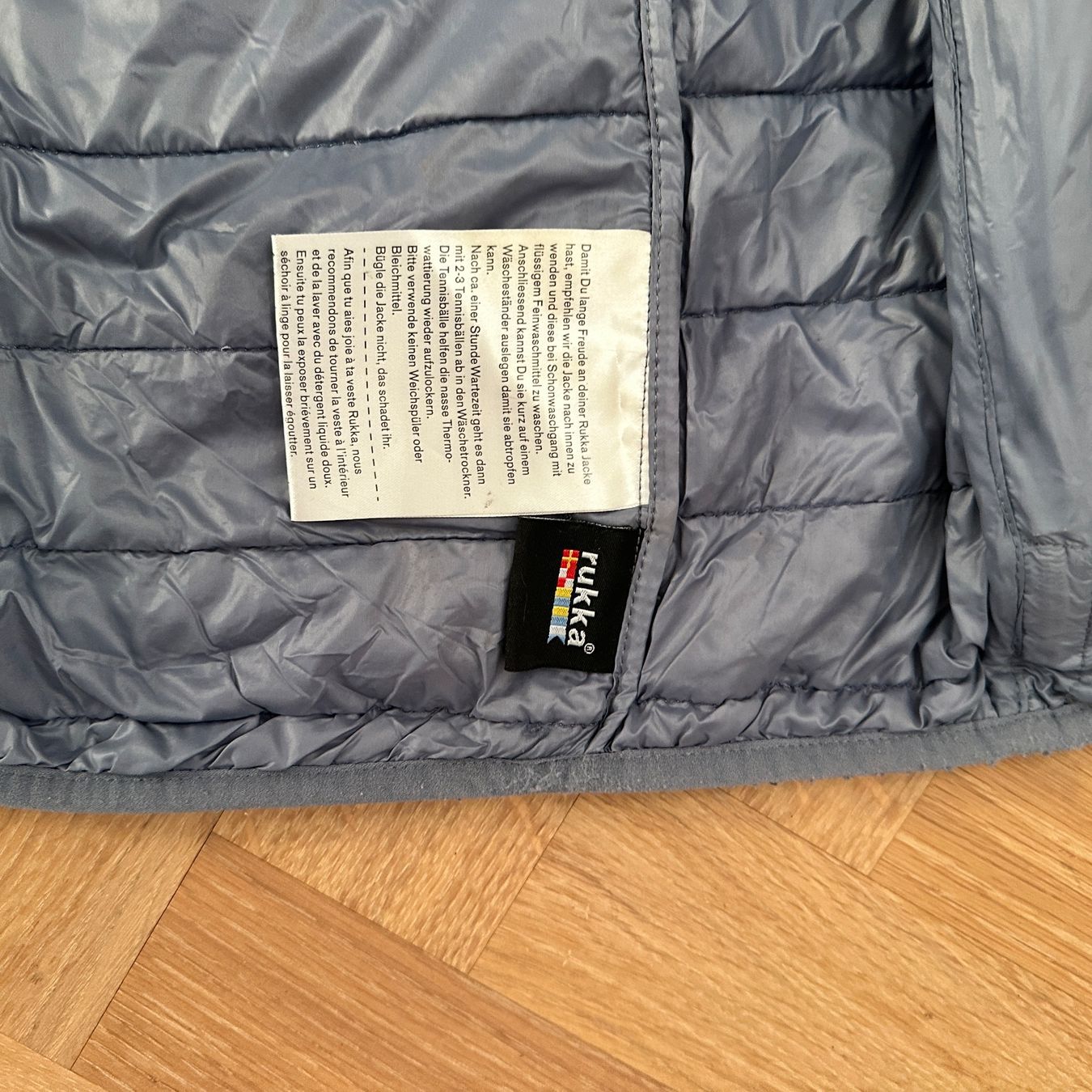 Rukka Giacche & Cappotti: RUKKA Thermo Jacke hellblau / Pac Jac – Usato da Winterthur venduto da angeles18 3