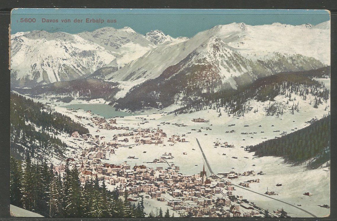 Cartoline postali: Carte P de 1918 ( Davos ) – Usato da La Russille venduto da Nono4